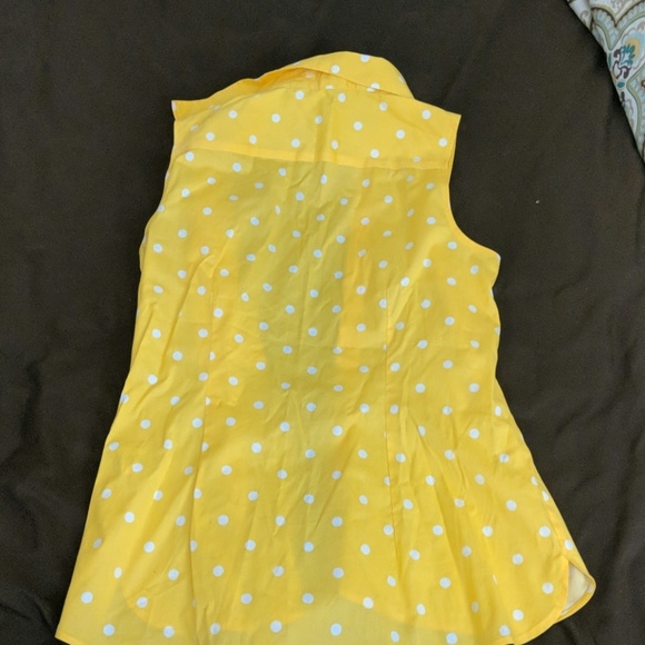 Talbot's Yellow sleeveless shirt - Picture 2 of 6